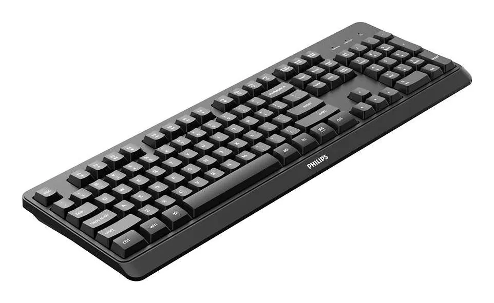 Philips 3000 Series Spk6307bl - Keyboard - Wireless - 2.4 Ghz - Matte Black