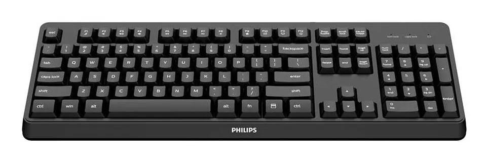 Philips 3000 Series Spk6307bl - Keyboard - Wireless - 2.4 Ghz - Matte Black