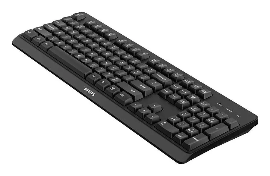 Philips 3000 Series Spk6307bl - Keyboard - Wireless - 2.4 Ghz - Matte Black