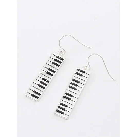 Piano Keyboard Earrings