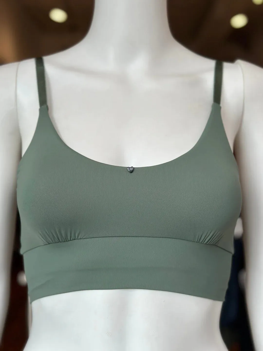 PIEL Sport Bralette in Laurel Green