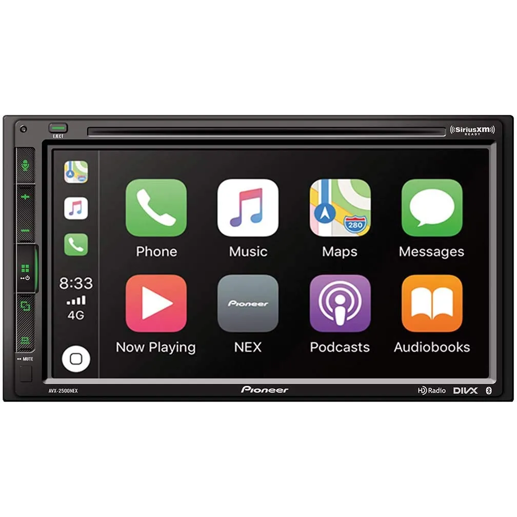 Pioneer AVH-2500NEX in-Dash 2-Din Touchscreen DVD/MP3 Stereo Receiver with Bluetooth, Apple Carplay, and Android Auto Compatibility