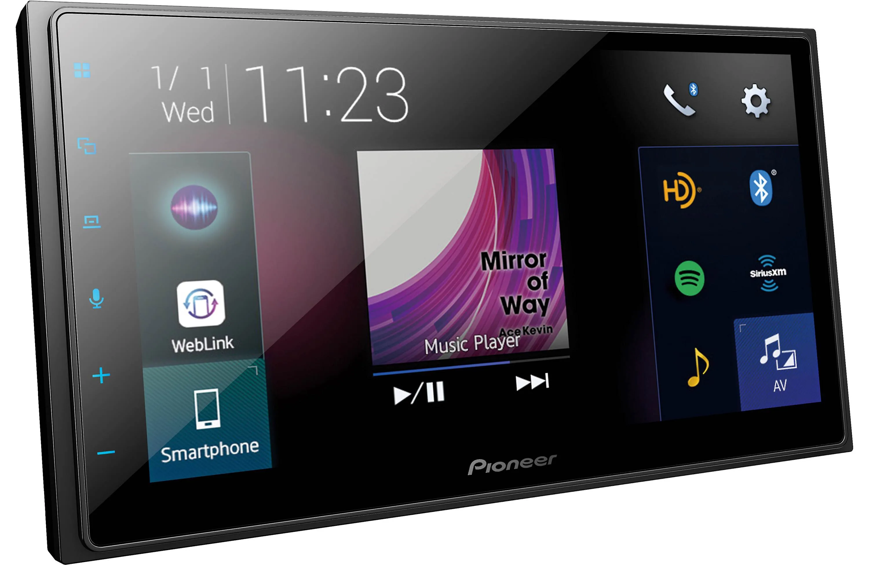 Pioneer DMH-2660NEX Multimedia Video 6.8" WVGA Display Receiver with Apple CarPlay™, Android Auto