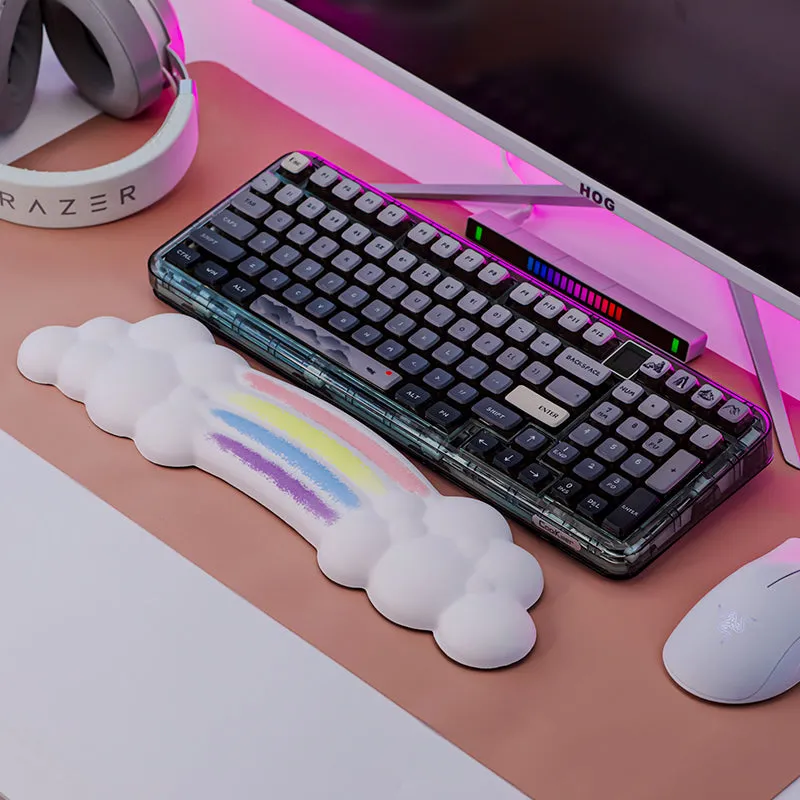 PIWIJOY Cloud Pad Keyboard Wrist Rest Soft Memory Foam