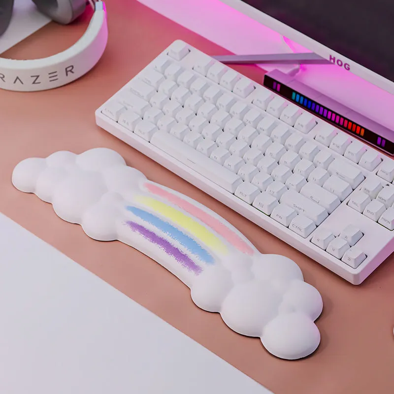 PIWIJOY Cloud Pad Keyboard Wrist Rest Soft Memory Foam