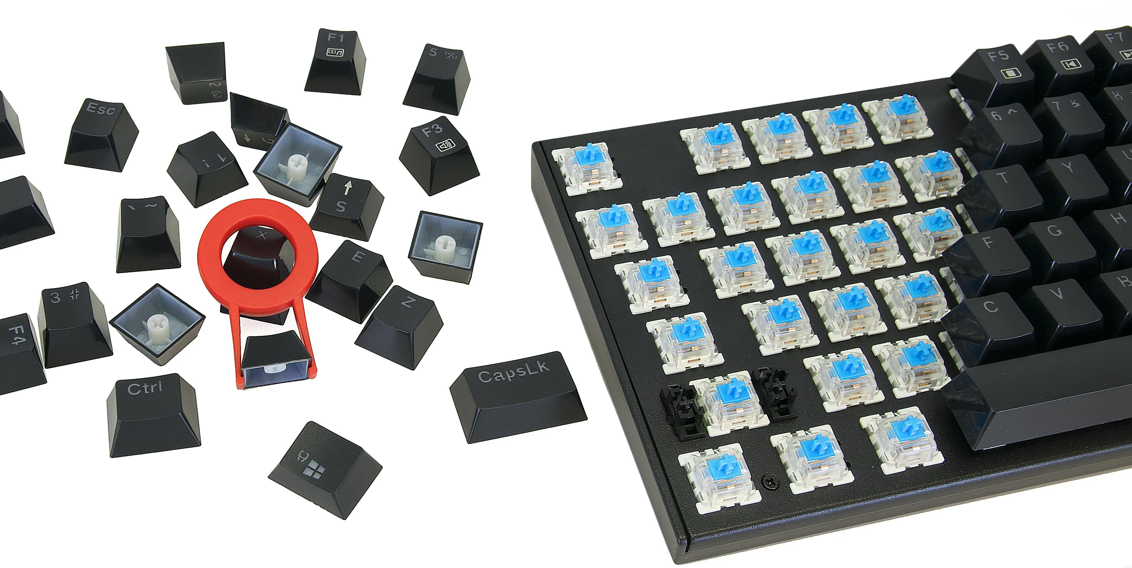 Plugable Full Size 104-Key Mechanical Keyboard With Blue-Style Switches