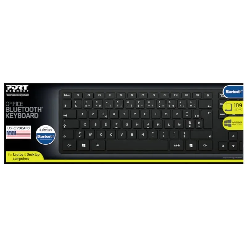 Port Wireless Keyboard - Office Bluetooth Keyboard