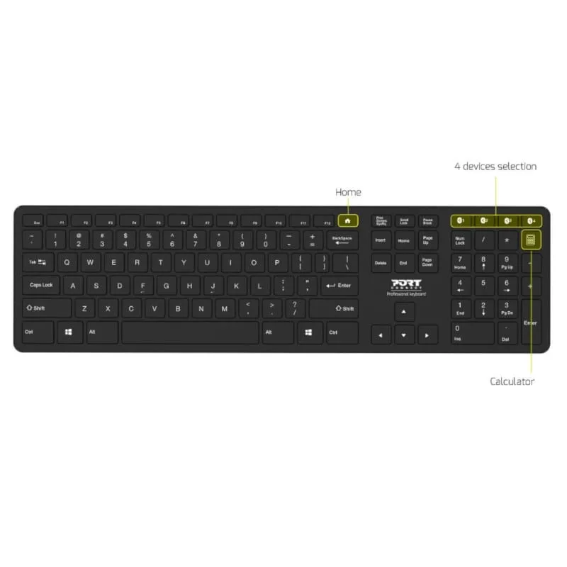 Port Wireless Keyboard - Office Bluetooth Keyboard