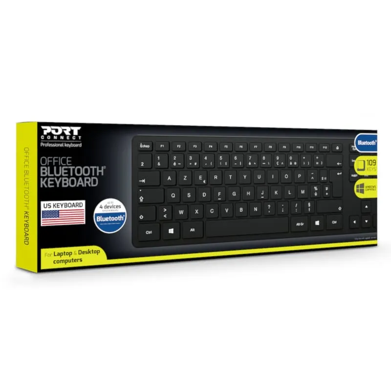 Port Wireless Keyboard - Office Bluetooth Keyboard