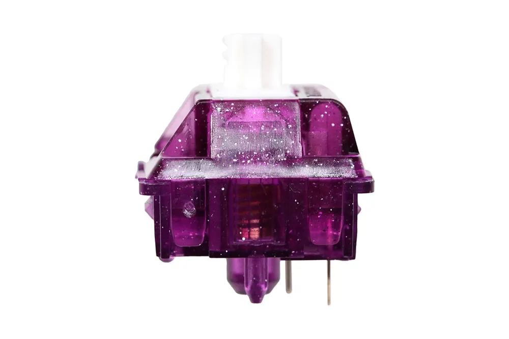 Prevail Nebula Purple Switch Linear 62g 5pin SMD RGB MX stem switch for mechanical keyboard Nylon LY 60M Long Spring