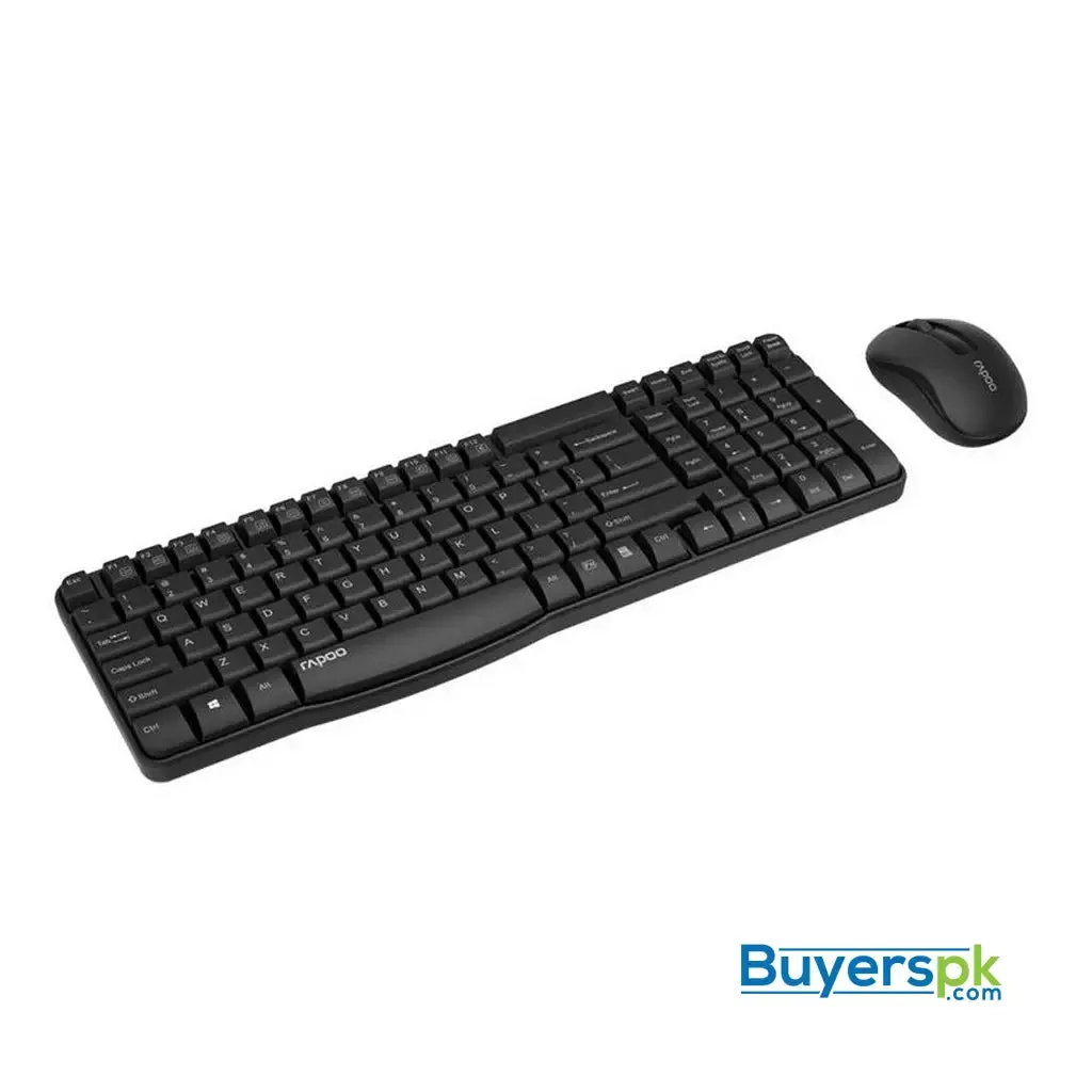 Rapoo Wireless Keyboard and Mouse X1800s Black