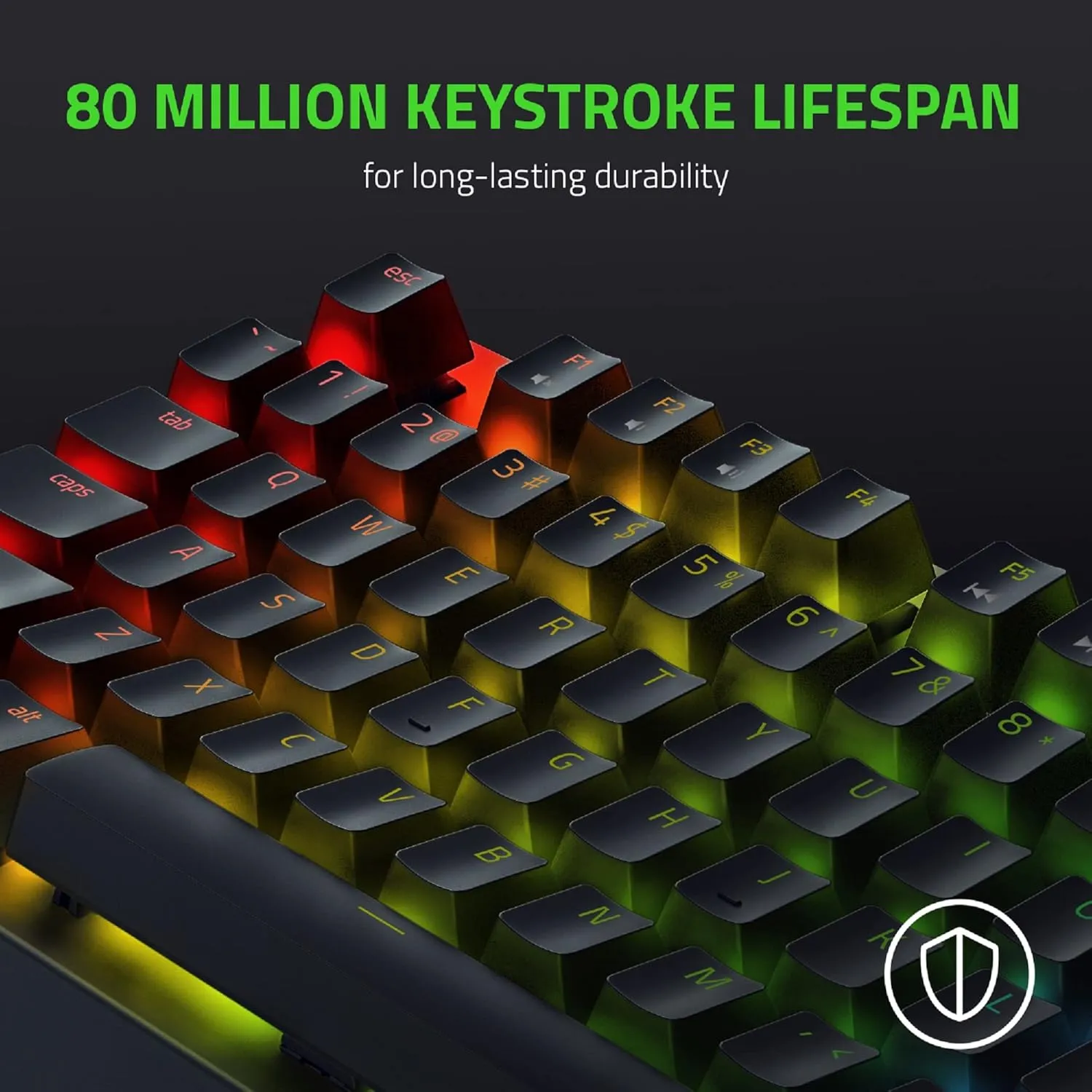 Razer Blackwidow V3 TKL Tenkeyless Wired Gaming Keyboard | TKL | Chroma RGB | 80 Million Keystroke Lifespan | Mechanical