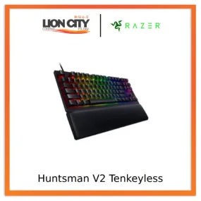 Razer™ Huntsman V2 Tenkeyless - Optical Gaming Keyboard (Clicky Purple Switch) - US Layout