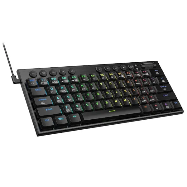 REDRAGON Horus Low Profile Wired Gaming Mechanical Keyboard – Black