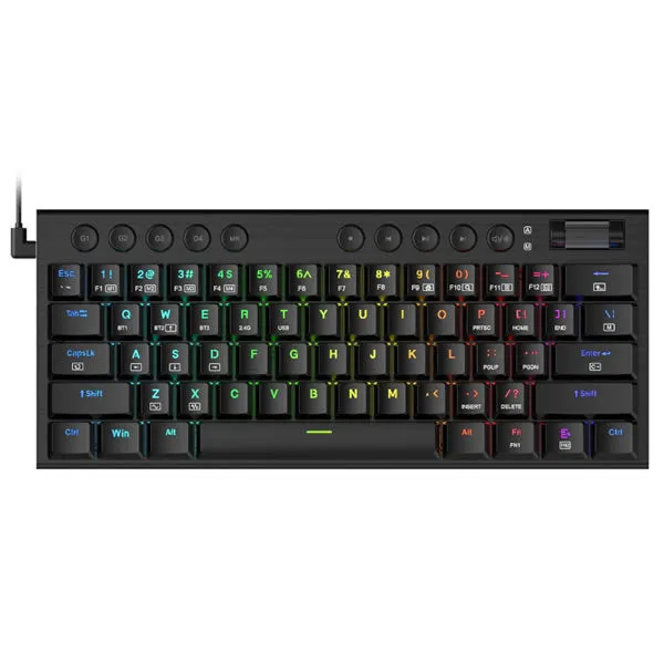 REDRAGON Horus Low Profile Wired Gaming Mechanical Keyboard – Black