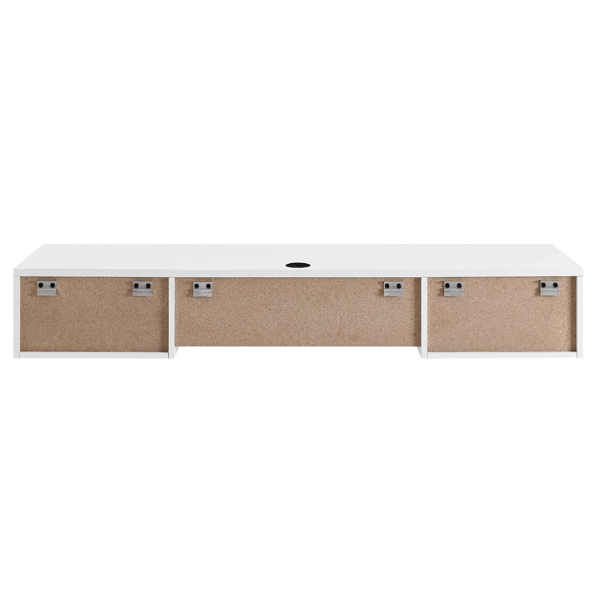 Render Wall Mount Wood Office Desk by Modway