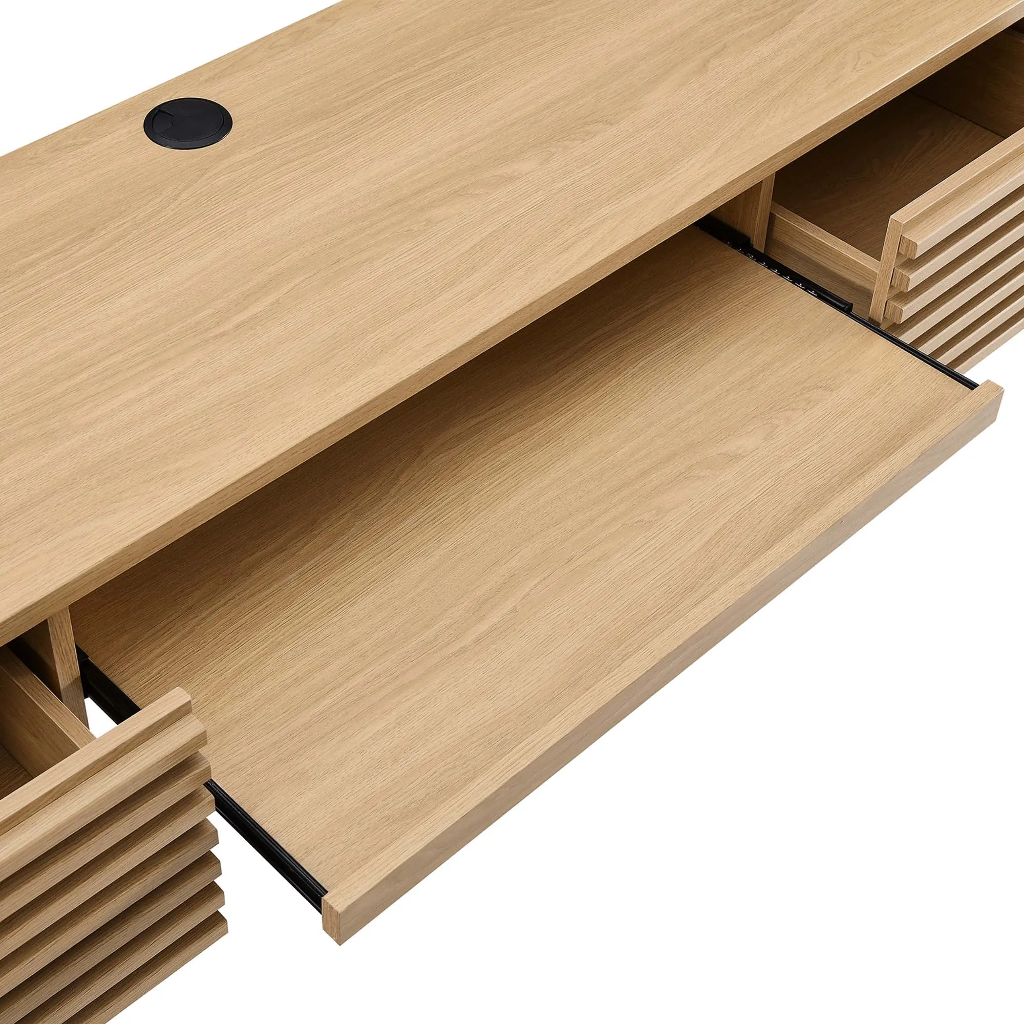 Render Wall Mount Wood Office Desk by Modway