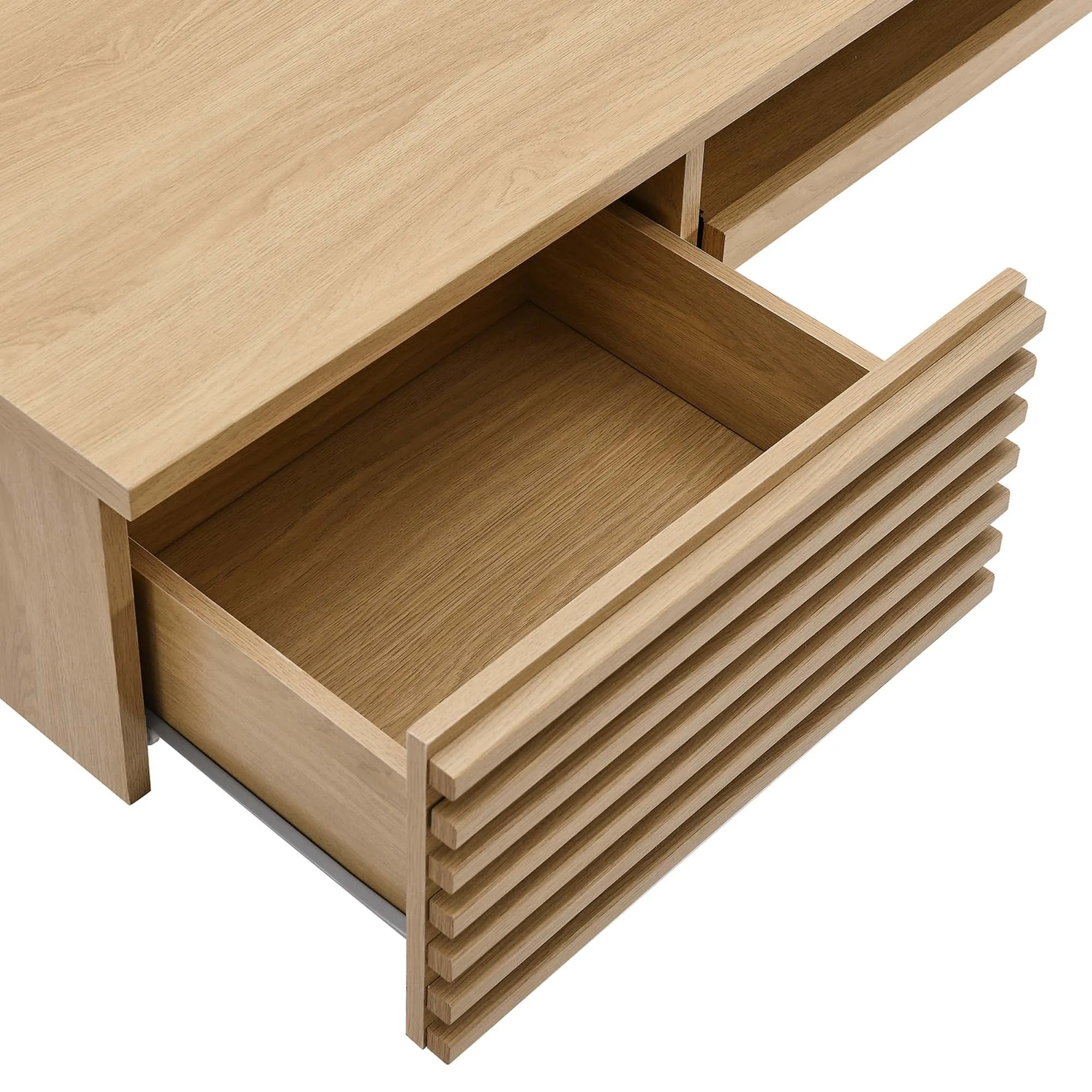 Render Wall Mount Wood Office Desk by Modway