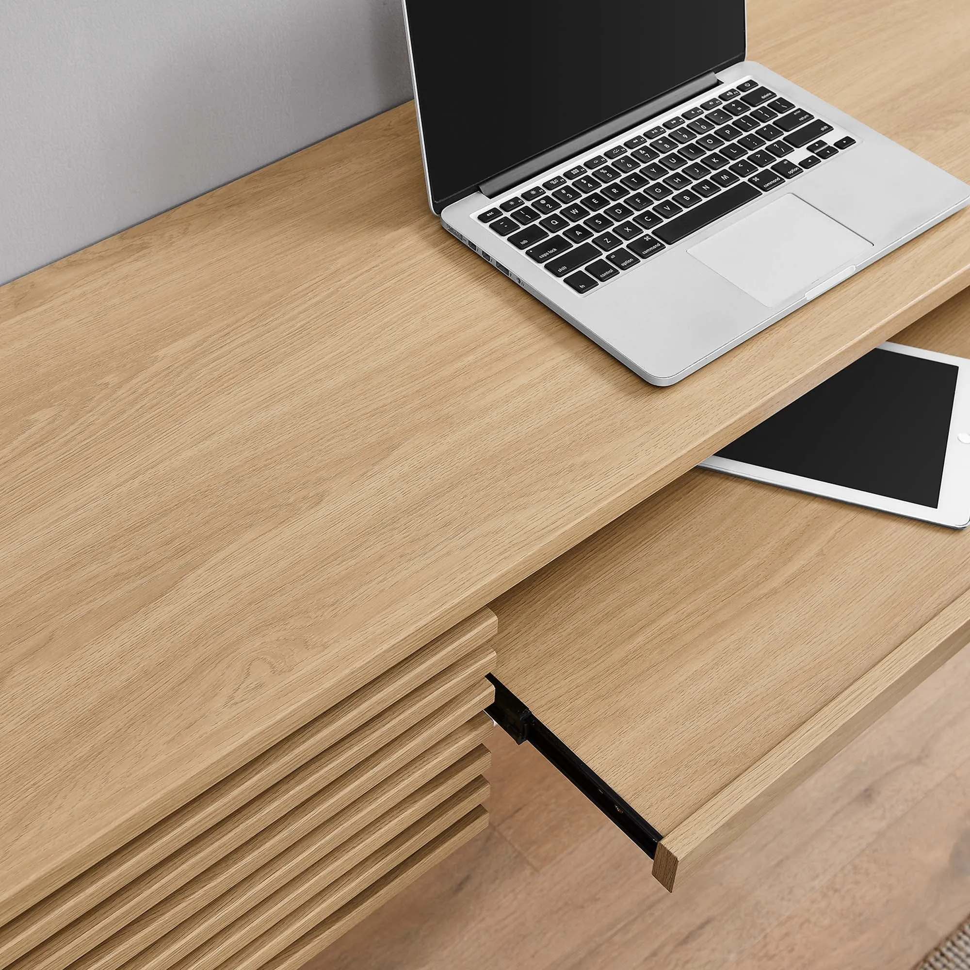 Render Wall Mount Wood Office Desk by Modway