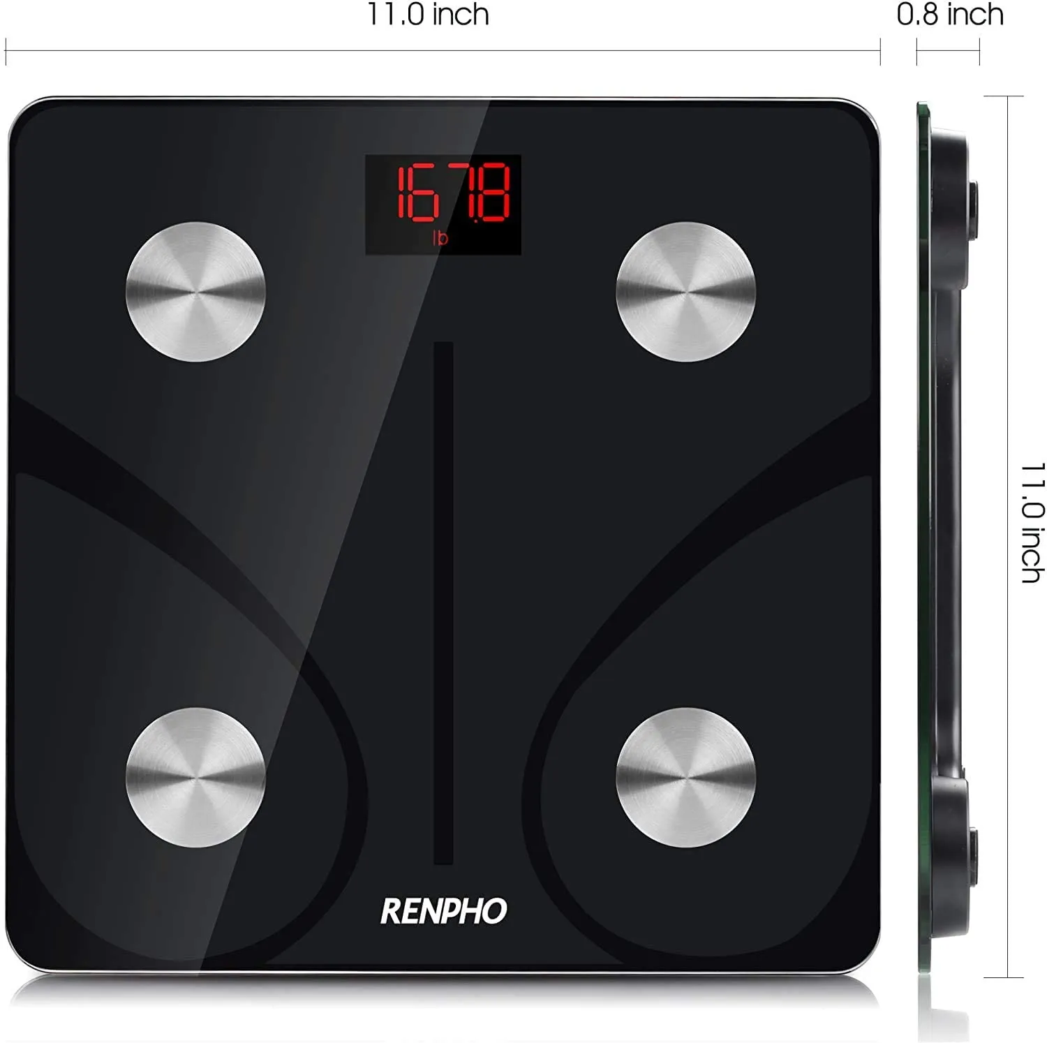 RENPHO Body Fat Scale Smart BMI Digital Bathroom Wireless Weight Smartphone App