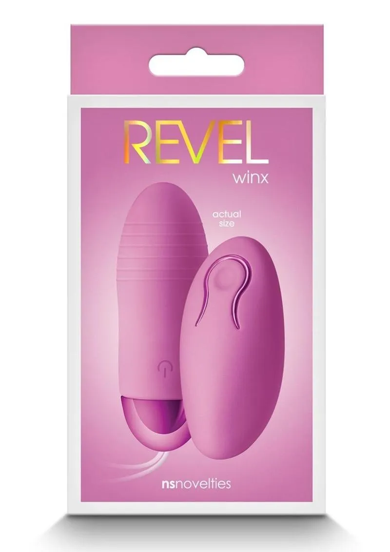 Revel Winx Rechargeable Silicone Bullet with Remote Control