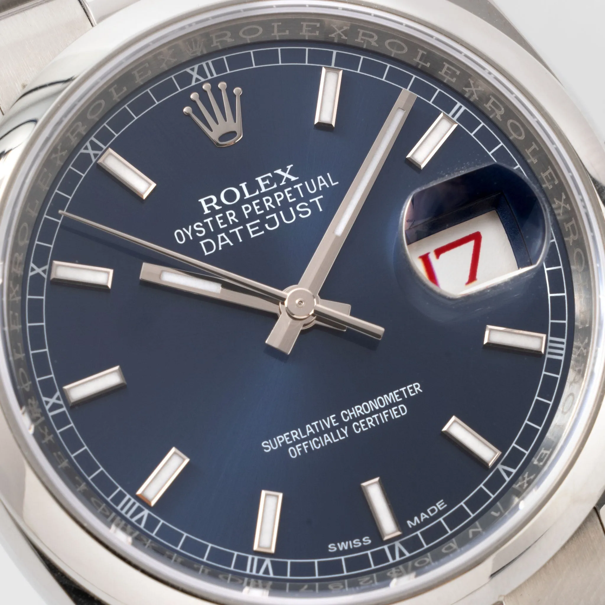 Rolex Datejust Blue Dial Full-Set Ref. 116200