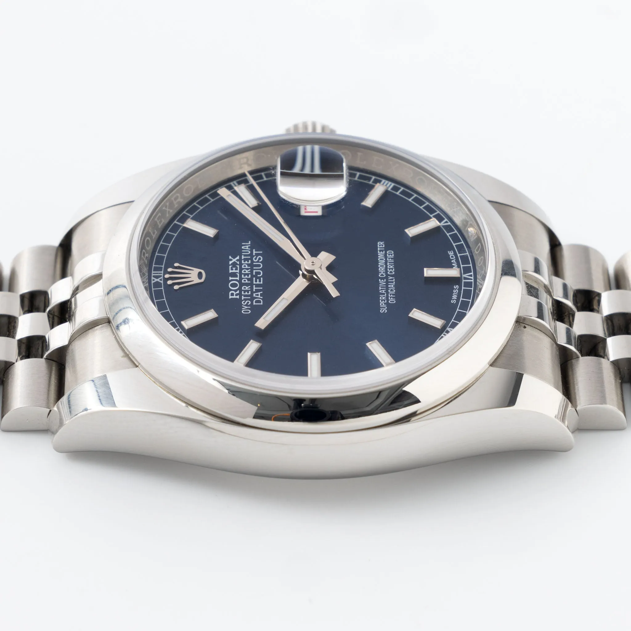 Rolex Datejust Blue Dial Full-Set Ref. 116200