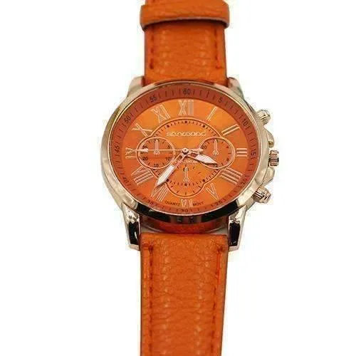 Rose Gold Classic Geneva Watch - Choose Your Color for Women or Men