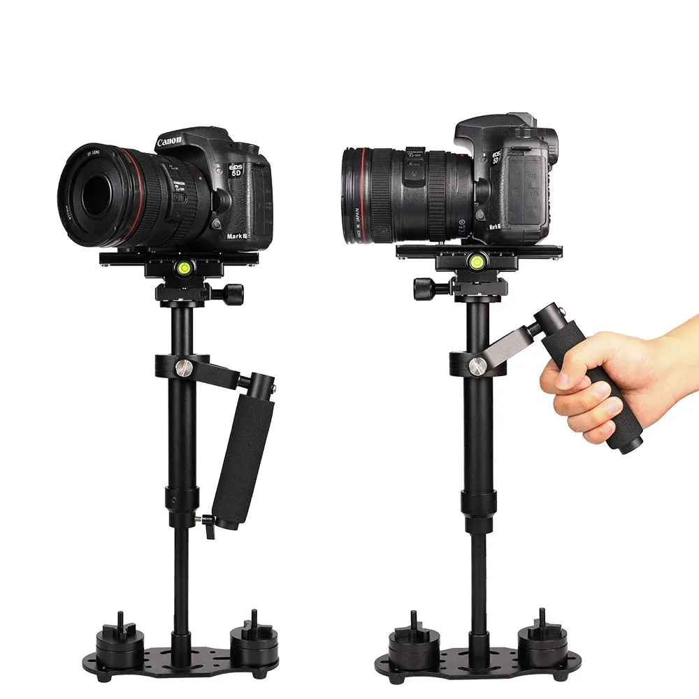 S40 Professional Black Adjustable Camera Stand Steadicam Handheld Gyro DSLR Gimbal Stabilizer for Video Handle Photography