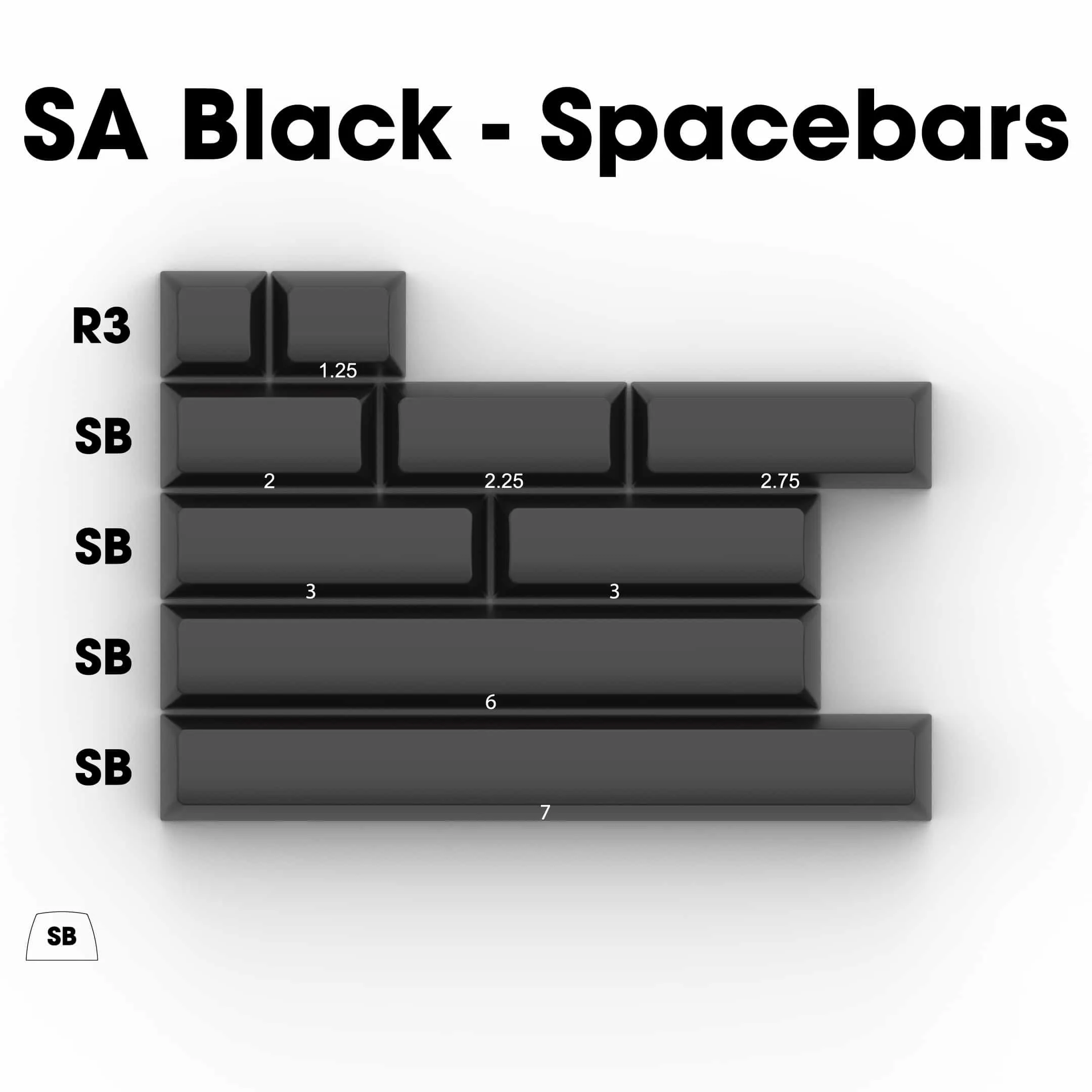 SA White on Black