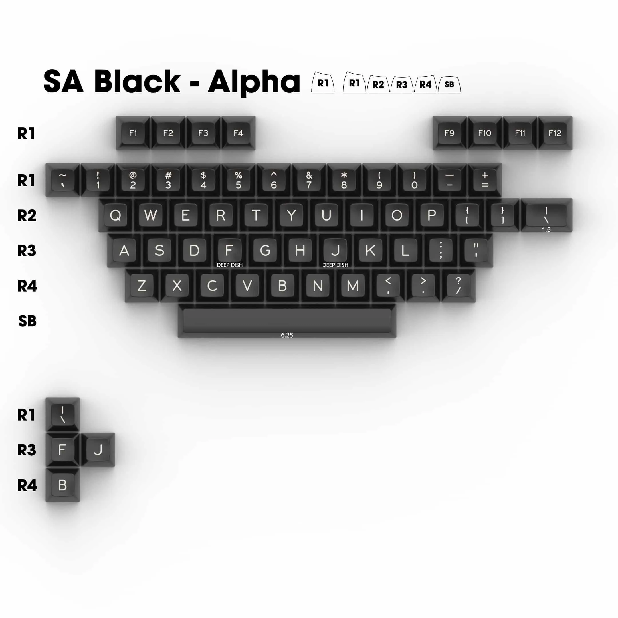 SA White on Black