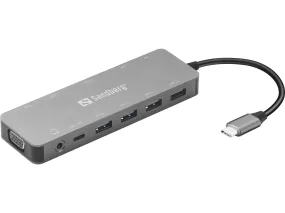 Sandberg 136-45 Usb-C 13-In-1 Pd 100W Traveldock