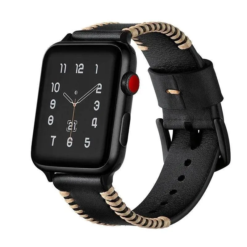 Sewing Process Leather Apple Watch Band