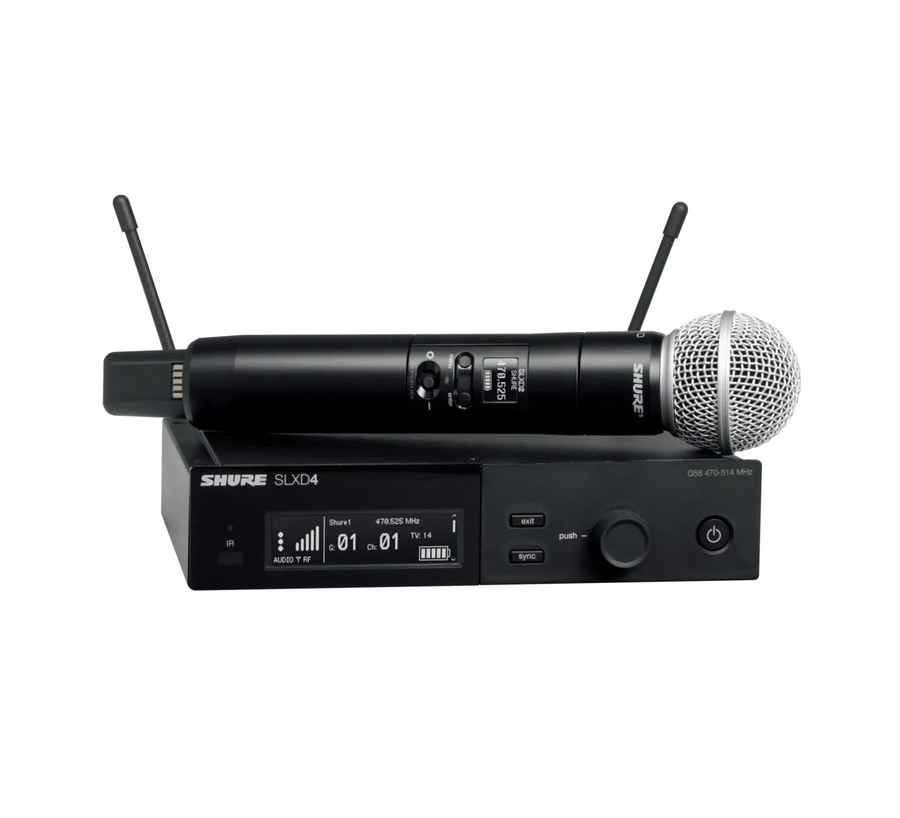 Shure SLXD24/SM58 Single Handheld Wireless Microphone System