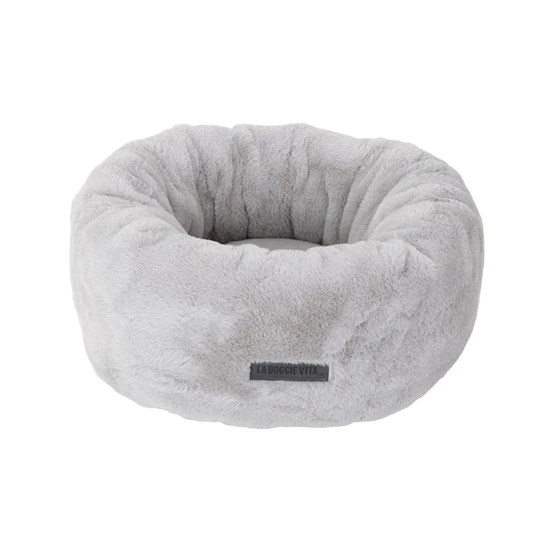 Silver Plush Donut