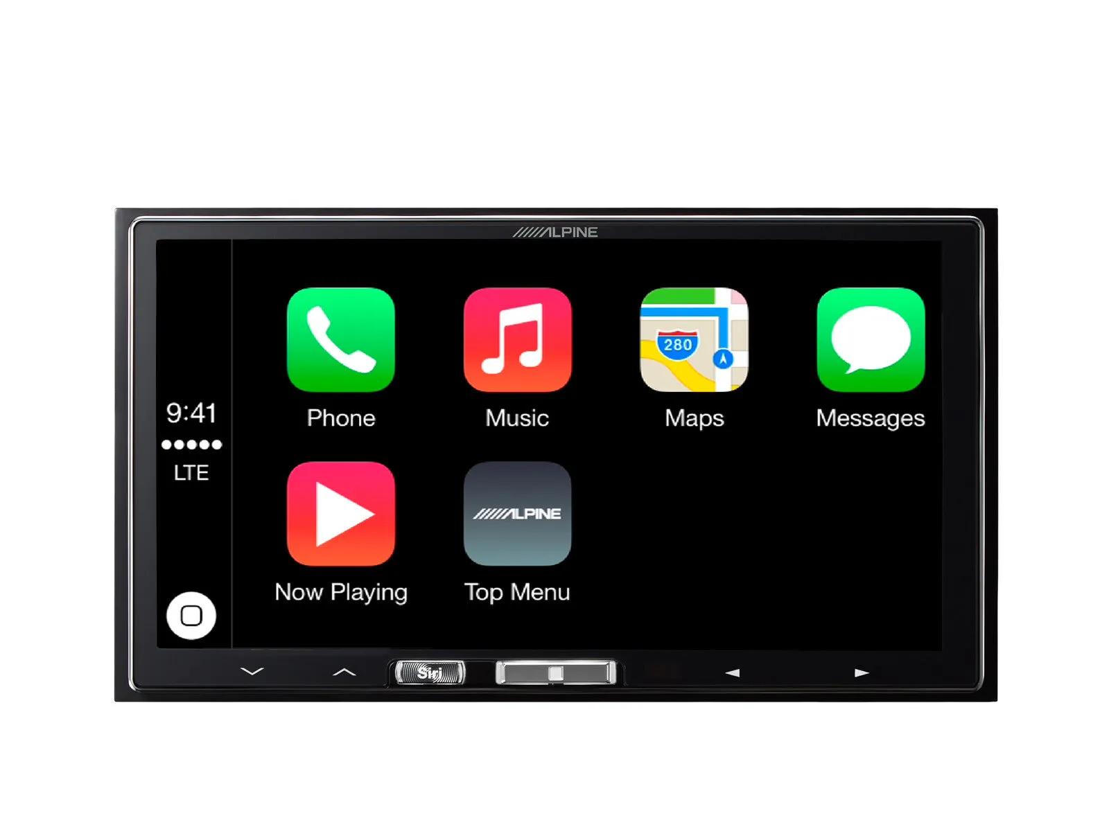 Skaitmeninis multimedijos grotuvas Alpine iLX-700, su Apple CarPlay