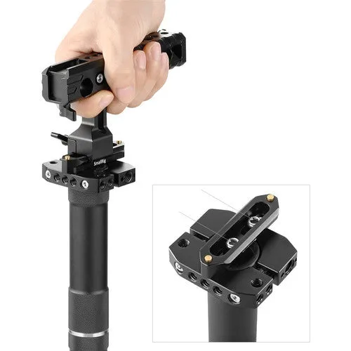 SmallRig Multi-Threaded Rod Clamp for Zhiyun Crane V2/Crane Plus Handheld Camera Gimbals with 2 M4 Screws, Multiple 1/4"-20 Threaded Holes, and Dual ARRI 3/8"-16 Holes 2170