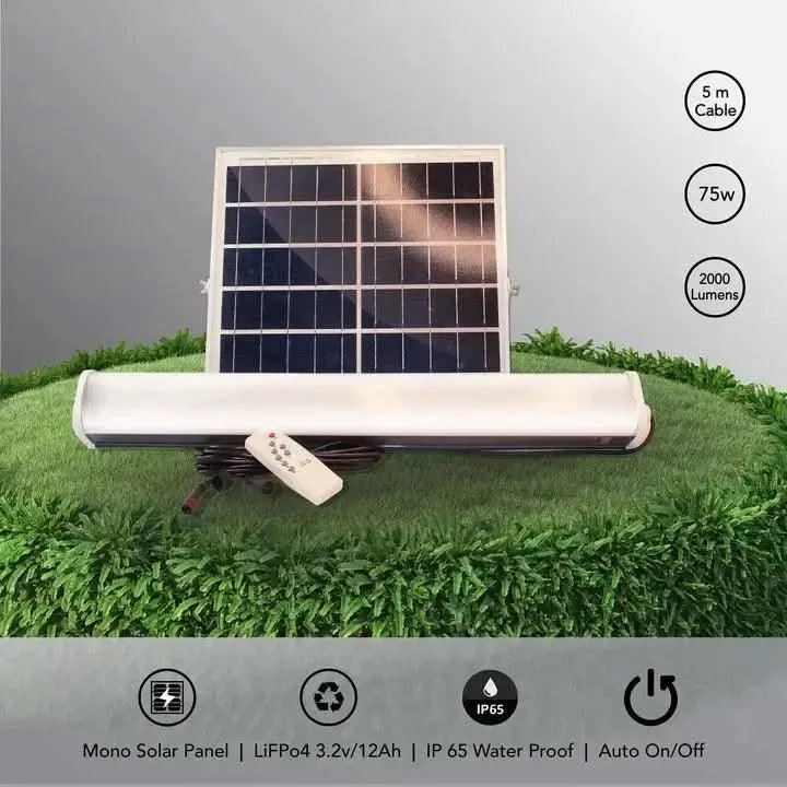 Solar Wateproof Wall Lamp Outdoor Rechargeable Modern Led Lights for Indoor, Garden, Parking Area