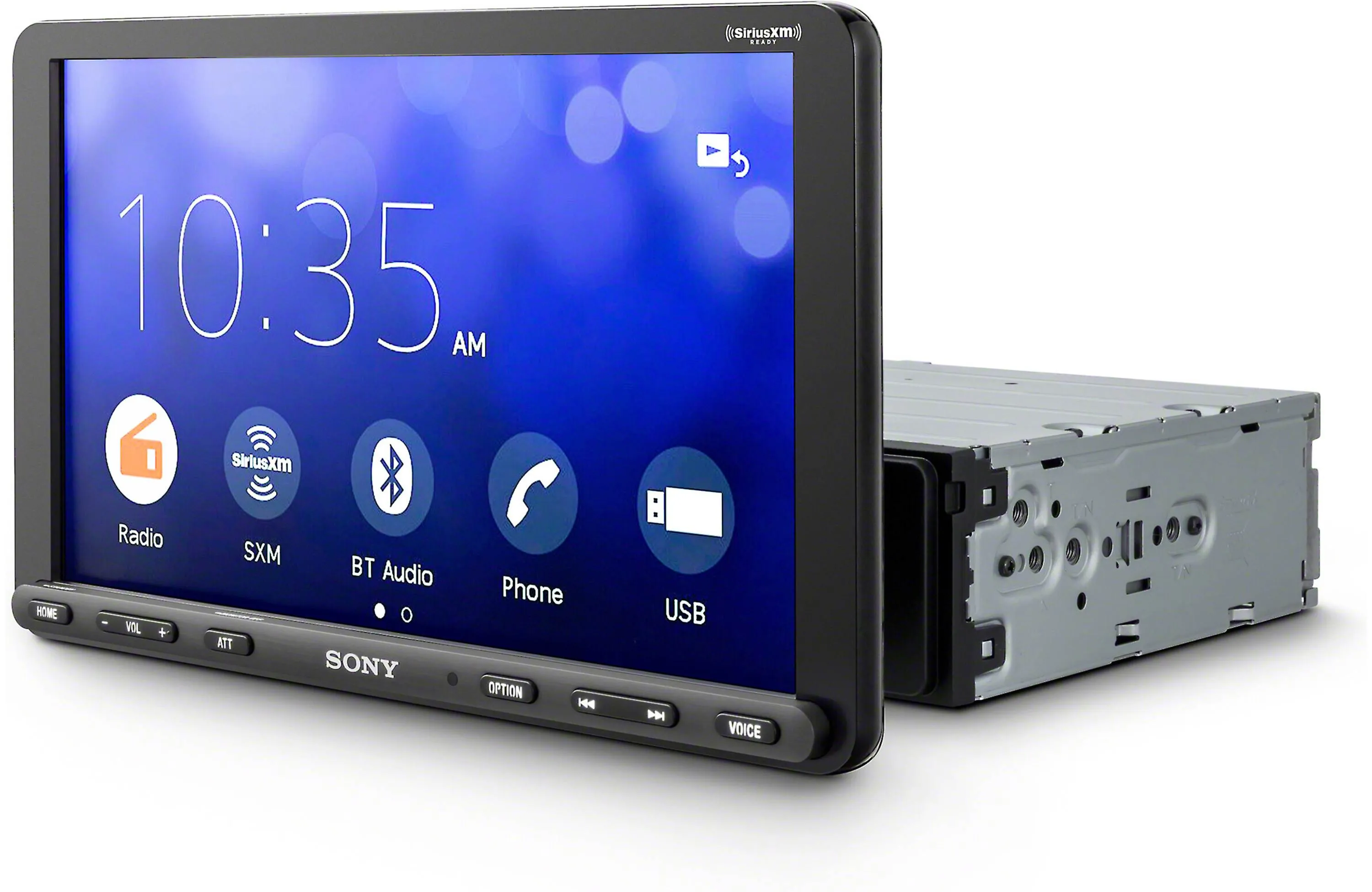 Sony XAV-AX8000 1-DIN 8.95” Floating LCD Screen w/ Apple Car Play & Android Auto