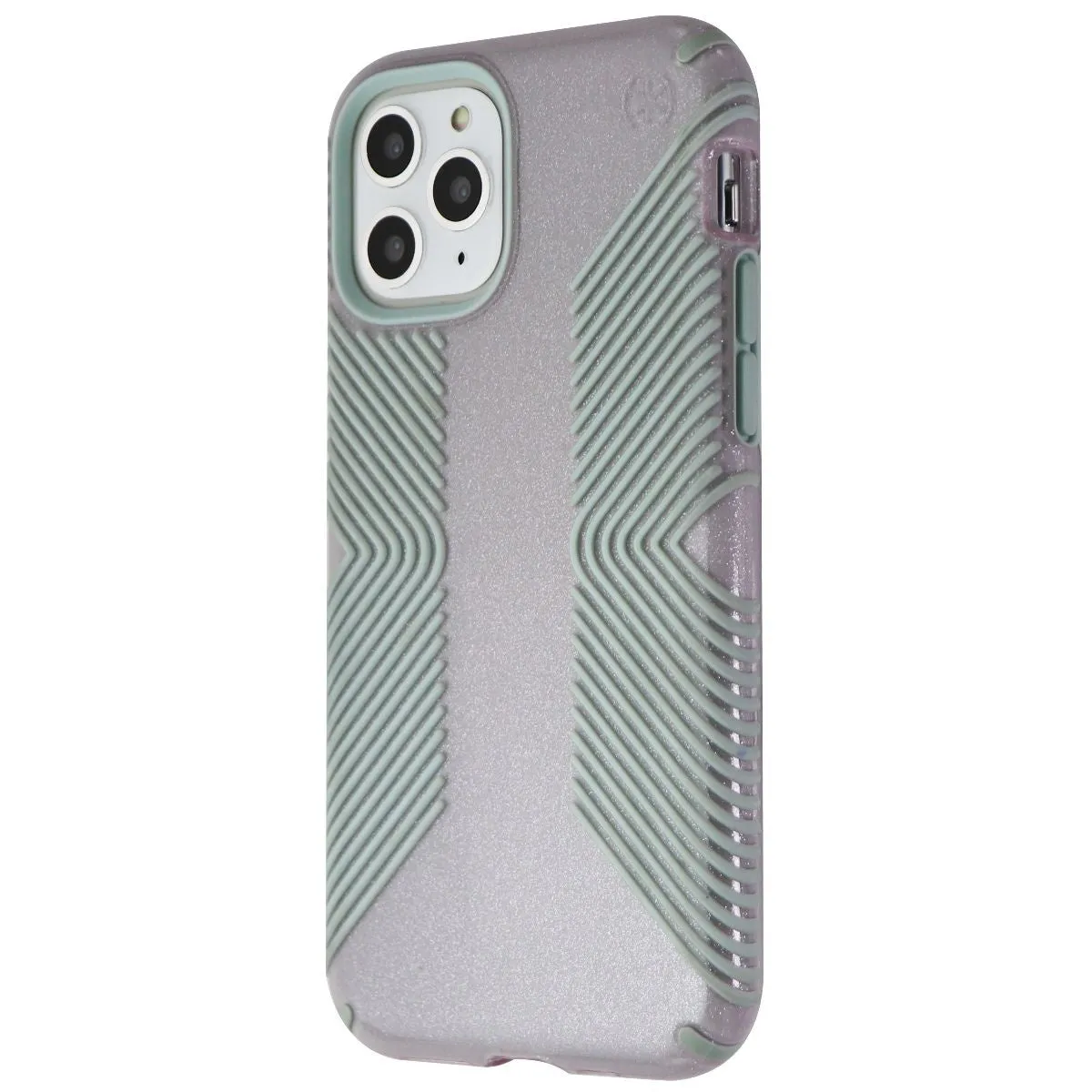 Speck Presidio Grip   Glitter Case for iPhone 11 Pro - Whitestone Gray/Blue