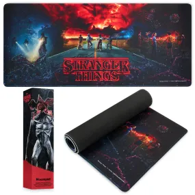 Stranger Things Desk Mat,  Large Mouse Mat - Black