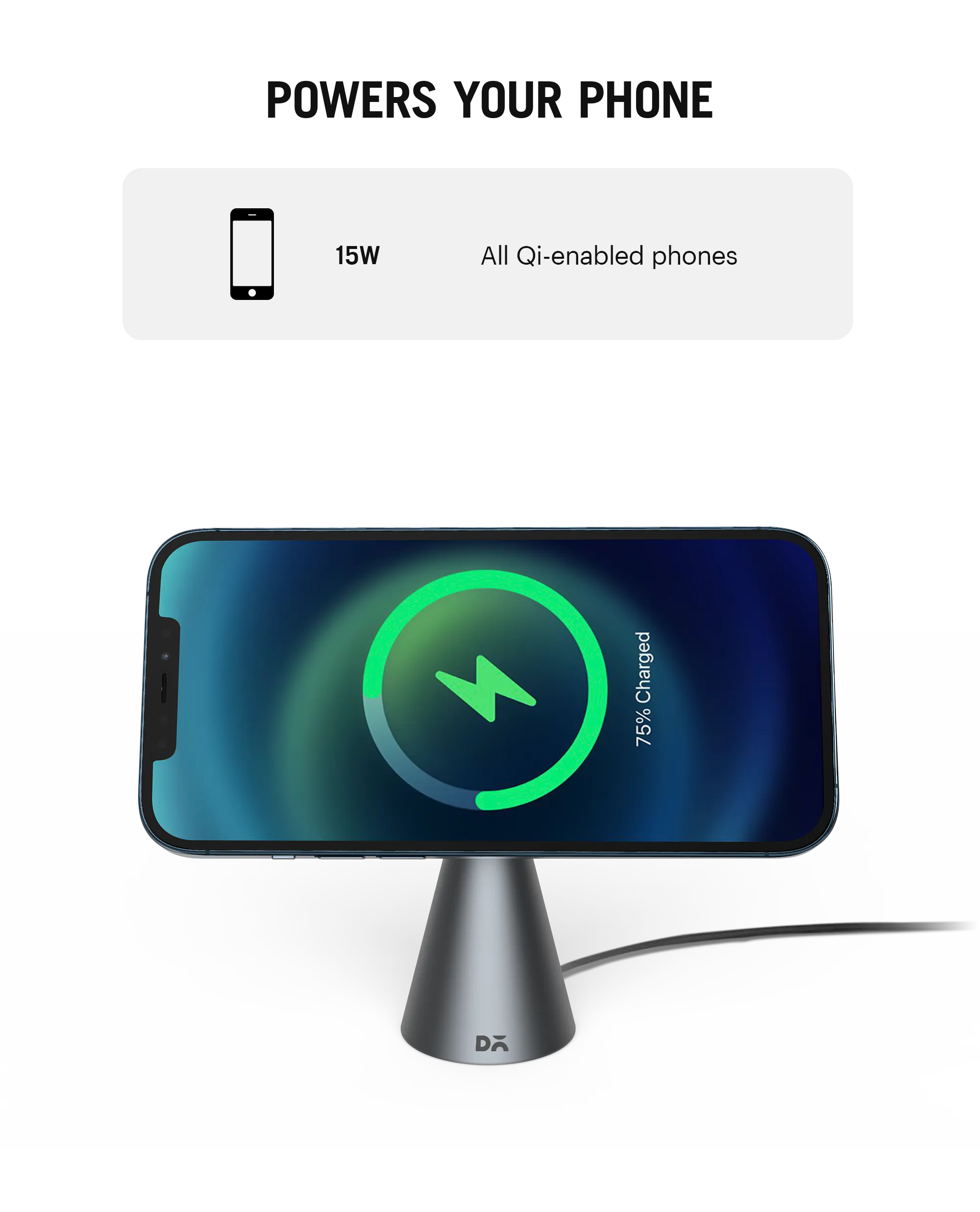 SURGE™ Max Conoid Magnetic Wireless Charger (15W)