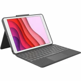 Tablet cover Logitech Grey Graphite AZERTY