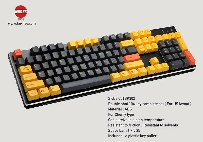 Tai-Hao Yellow Submarine ABS Keycap Set