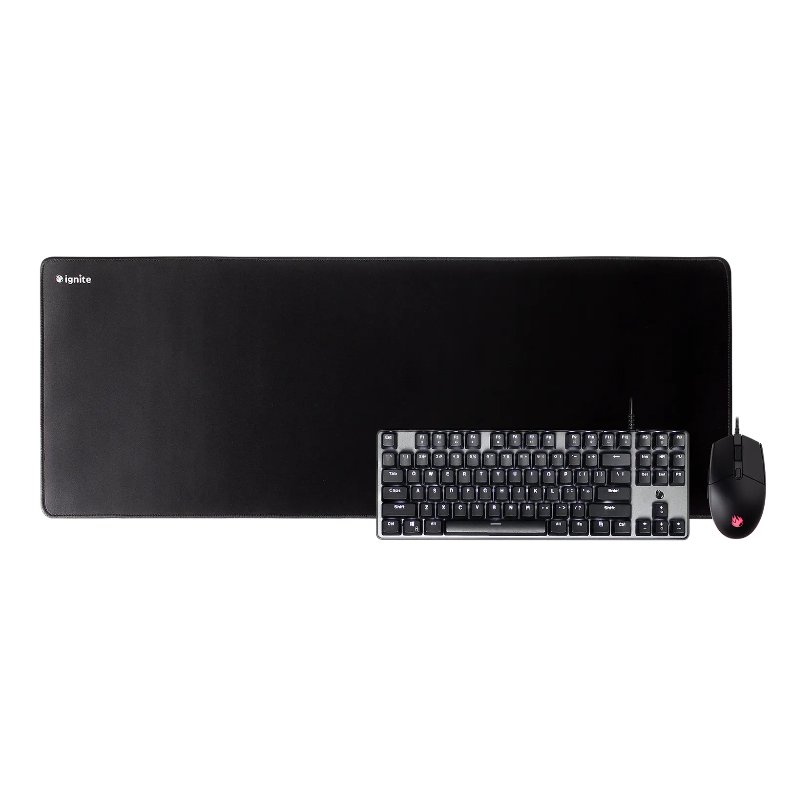 TECWARE IGNITE 3-1 Gaming Bundle | Gaming Mouse, Keyboard and Pad