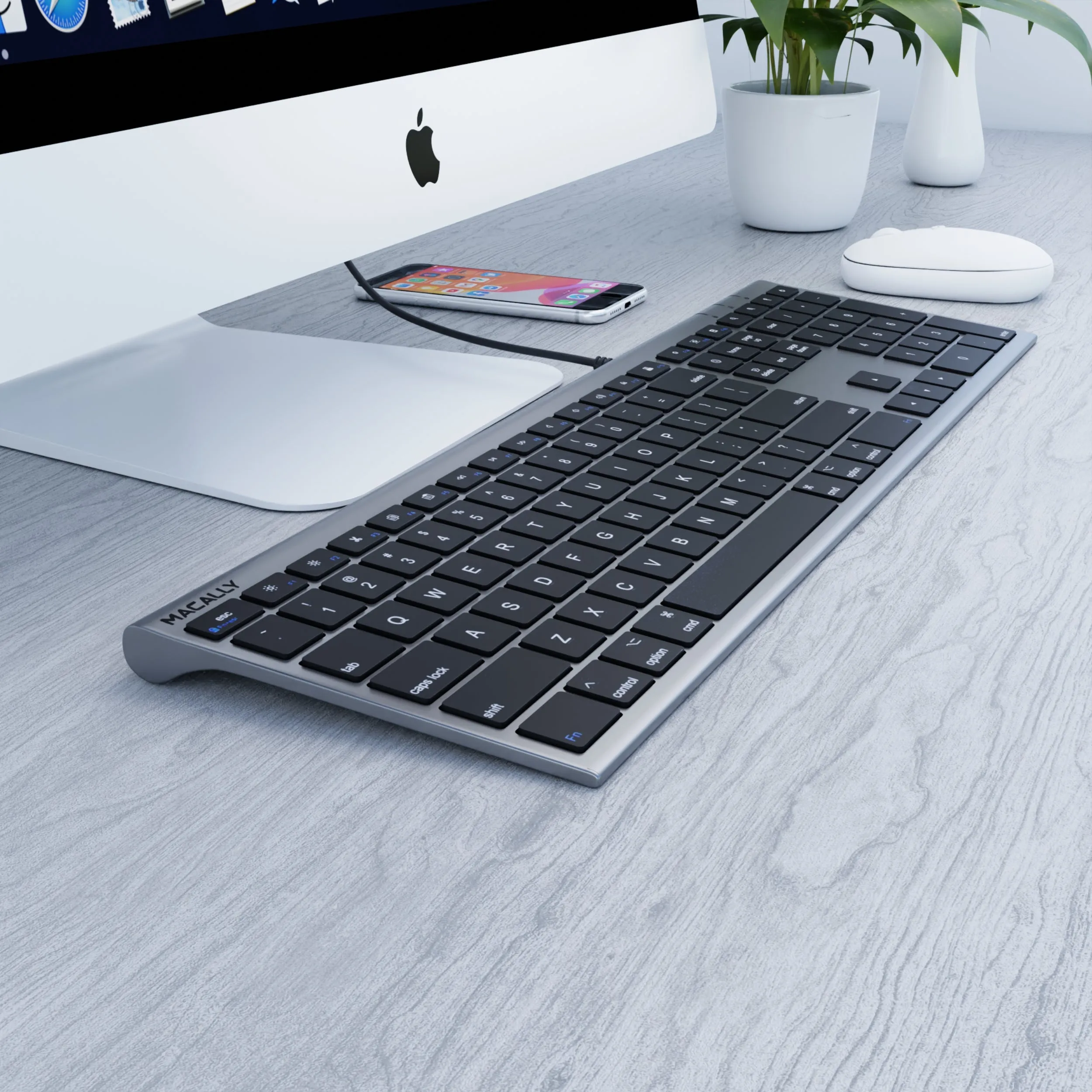 The Everyday USB Wired Keyboard for Mac (Space Gray)