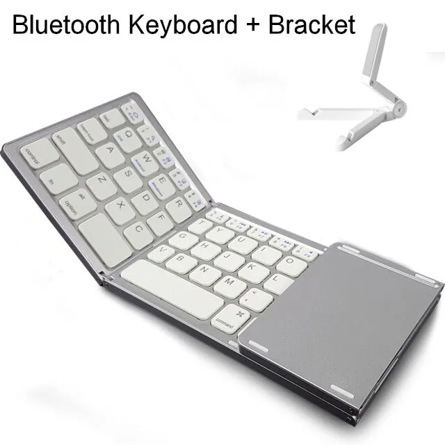 Three folded Wireless Bluetooth Keyboard For Xiaomi Mi 6 5 A1 Max 7 Note 4 Mix 2 red mi 5s RedMi note4 5A 4X Mobile Phone Case