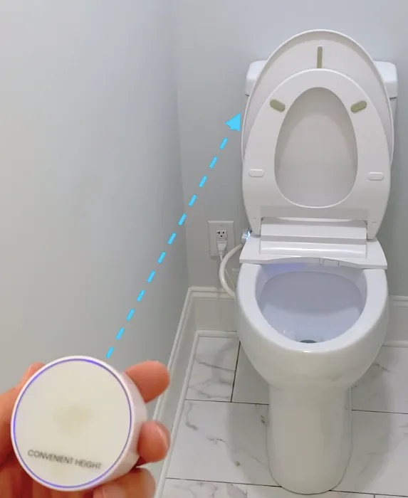 Touchless Remote Control Motion Sensor Toilet Flush. New Generation