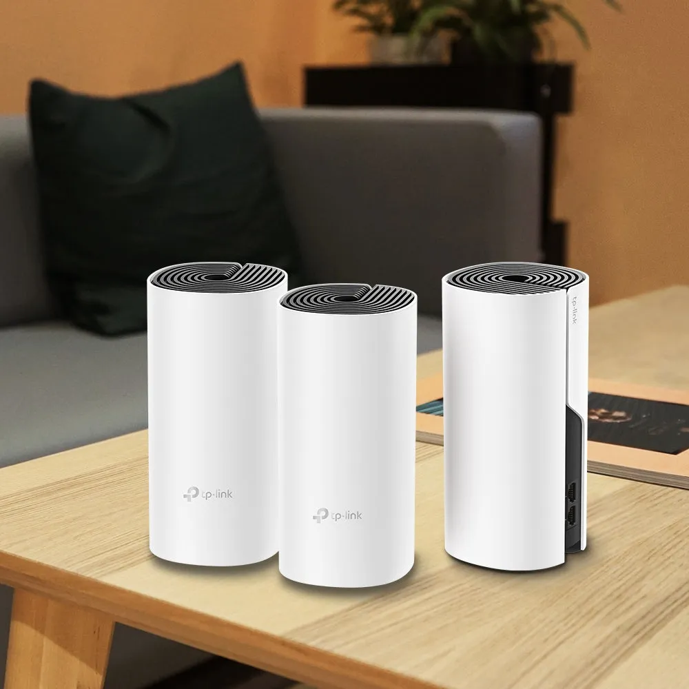 Tp-Link Deco M4(3-Pack) Ac1200 Whole Home Mesh Wi-Fi System