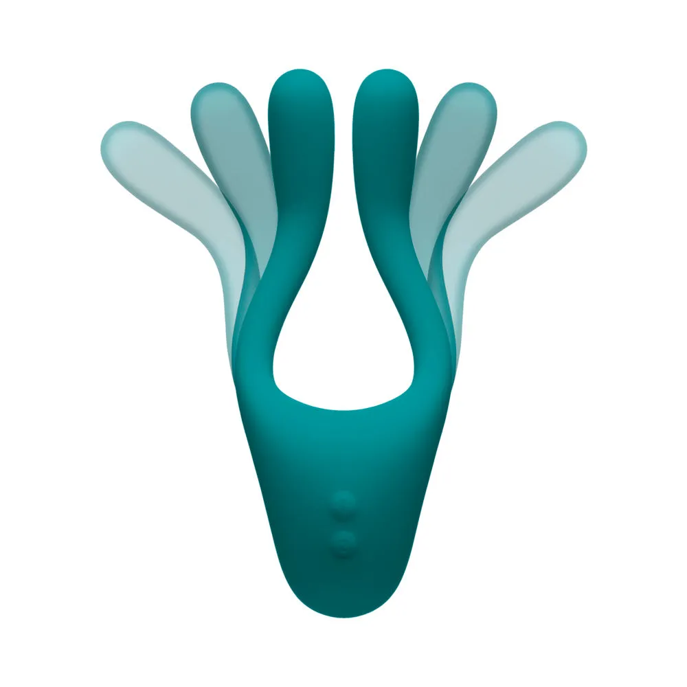 TRYST V2 Bendable Multi Erogenous Zone Massager with Remote Teal